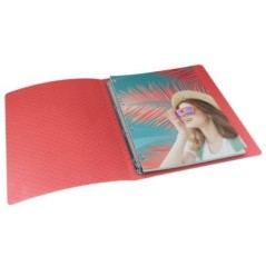 Dossier de Arquivo Esselte Colour Breeze 628437 A4 L27mm 4xRØ20mm PP Coral
