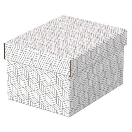 Caixa de Arrumação Esselte Box Home 628280 S Emb.3 Branco
