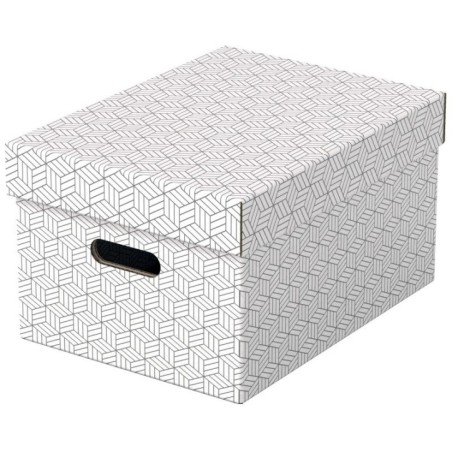 Caixa de Arrumação Esselte Box Home 628282 M Emb.3 Branco