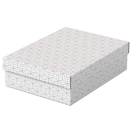 Caixa de Arrumação Esselte Box Home 628284 M Emb.3 Branco