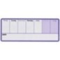 Quadro de Planeamento Nobo 1904048 36x14cm Magnético Semanal Violeta Quadro de Planeamento Nobo 1904048 36x14cm Magnético Semanal Violeta