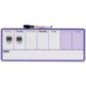 Quadro de Planeamento Nobo 1904048 36x14cm Magnético Semanal Violeta Quadro de Planeamento Nobo 1904048 36x14cm Magnético Semanal Violeta