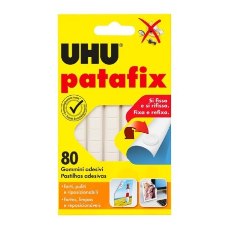 Fixativo UHU Patafix 41710 80x Branco