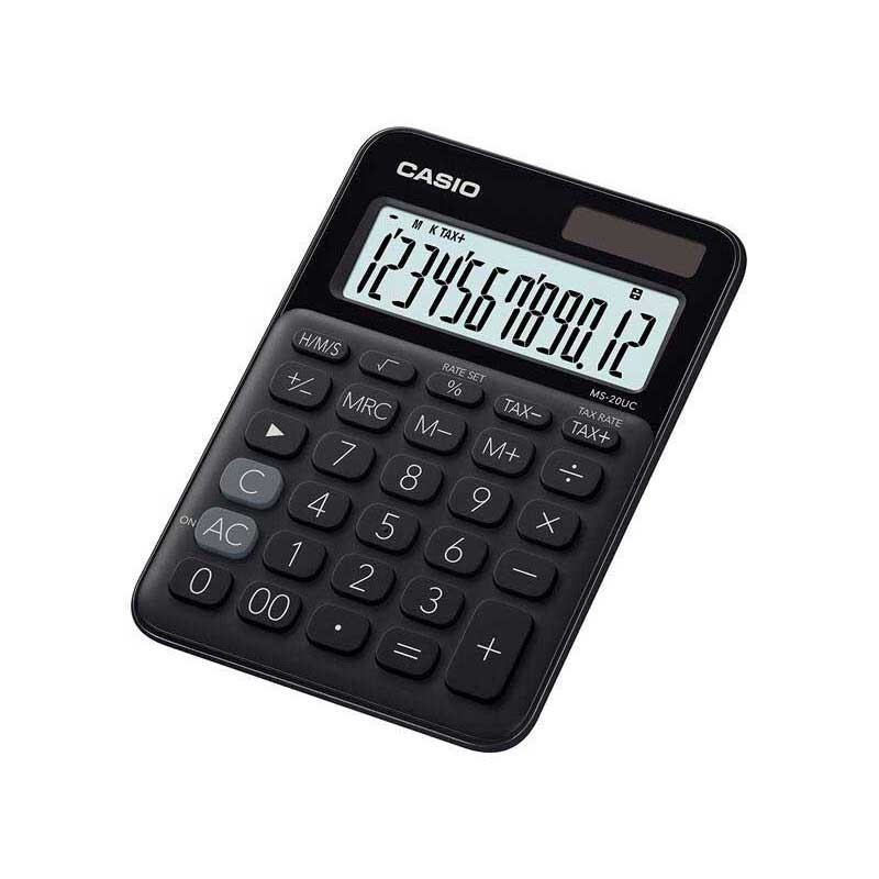 Calculadora de Secretária Casio MS-20UC-BK 12 Dígitos Preto Calculadora de Secretária Casio MS-20UC-BK 12 Dígitos Preto