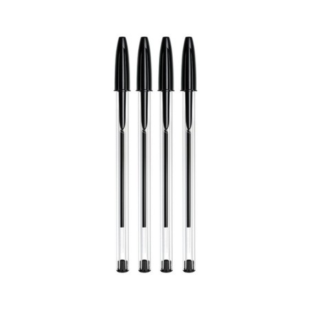 Esferográfica Bic Cristal Original Preto (Emb.4)