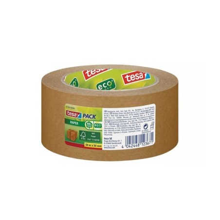 Fita Adesiva tesapack 57180 50mmx50m Papel Castanho