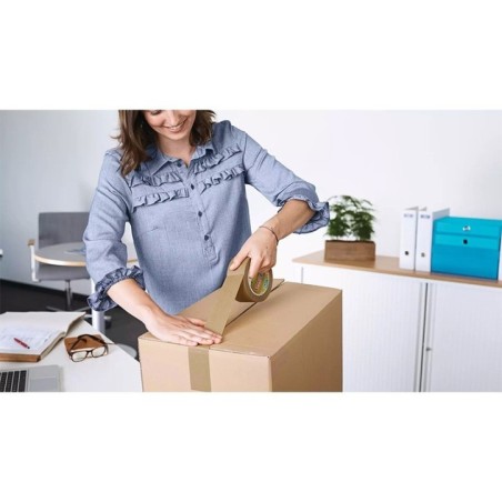Fita Adesiva tesapack 57180 50mmx50m Papel Castanho