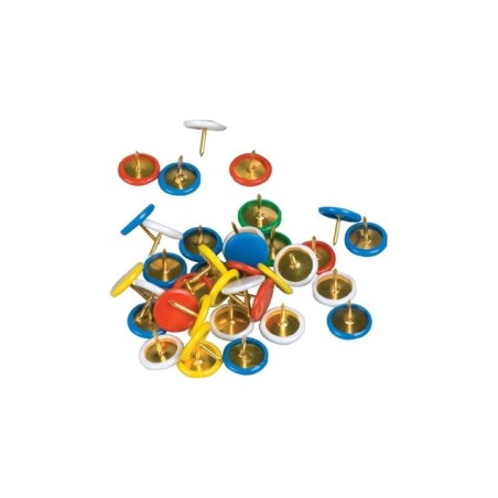Pioneses Q-Connect KF02020 Capa PVC Cx.120 Sortido