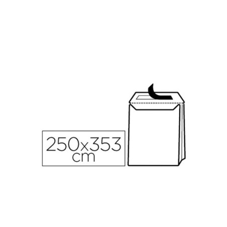 Envelope Saco Kraft B4 250x353mm 120g c/Fole Caixa 50