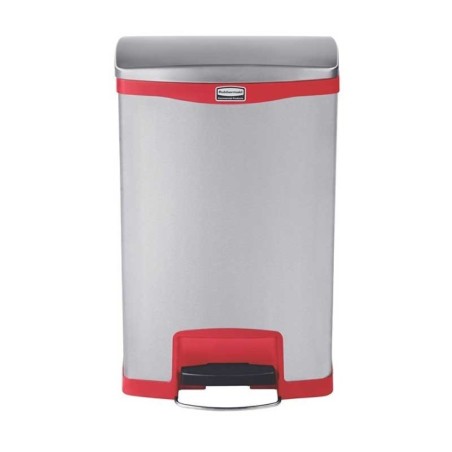 Contentor Metálico Rubbermaid 1901995 50 Litros Cinzento/Vermelho