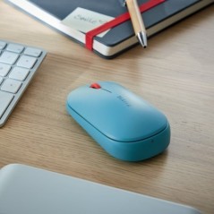 Rato Leitz Cosy 6531-00-61 sem Fio SureTrack™ Dual Azul