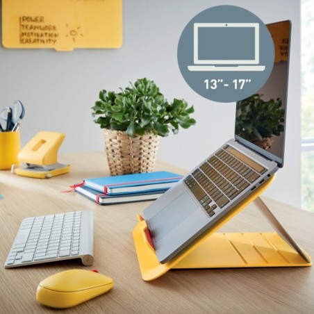 Suporte para Portátil Leitz Ergo Cosy 6426-01-19 Amarelo Quente
