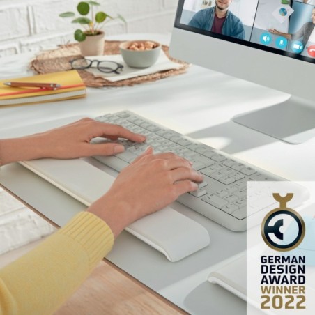 Apoio de Pulsos para Teclado Leitz Ergo Cosy 6524-00-85 Cinzento
