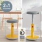 Banco Leitz Ergo Cosy 6518-00-19 Amarelo Quente