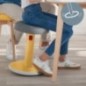 Banco Leitz Ergo Cosy 6518-00-19 Amarelo Quente