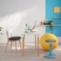 Banco Leitz Ergo Cosy 6518-00-19 Amarelo Quente
