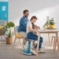 Banco Leitz Ergo Cosy 6518-00-19 Amarelo Quente