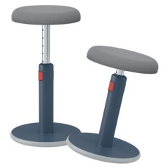 Banco Leitz Ergo Cosy 6518-00-89 Cinzento Veludo