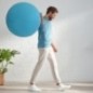 Banco Bola Insuflável Leitz Ergo Cosy 5279-01-61 Azul Banco Bola Insuflável Leitz Ergo Cosy 5279-01-61 Azul