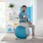 Banco Bola Insuflável Leitz Ergo Cosy 5279-01-61 Azul Banco Bola Insuflável Leitz Ergo Cosy 5279-01-61 Azul