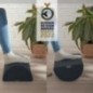 Descanso de Pés Leitz 5371-00-89 Ergo Cosy Cinzento Veludo