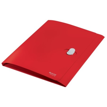 Pasta de Documentos Leitz Recycle 4622-00-25 A4 PP com Fecho Vermelho