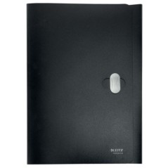 Pasta de Documentos Leitz Recycle 4622-00-95 A4 PP com Fecho Preto