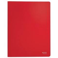 Pasta Catálogo Leitz Recycle 4677-00-25 A4 PP 40 Bolsas Vermelho