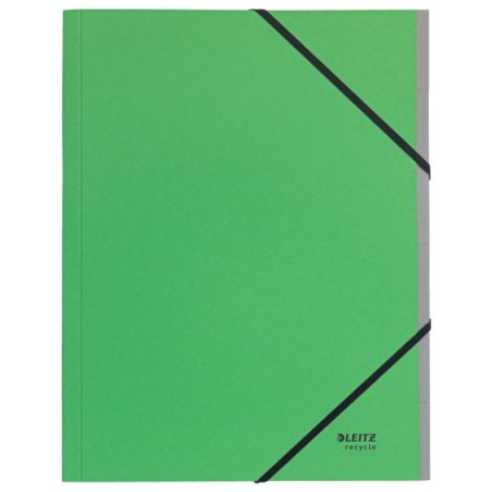 Pasta Classificadora Leitz Recycle 3914-00-55 A4 430g 6 Sep. Verde