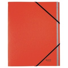Pasta Classificadora Leitz Recycle 3915-00-25 A4 430g 12 Sep. Vermelho