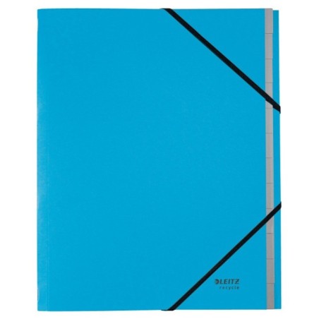 Pasta Classificadora Leitz Recycle 3915-00-35 A4 430g 12 Sep. Azul