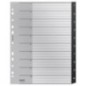 Índice de Plástico Leitz Recycle 1208-00-00 A4+ PP 115µm 1 a 10 Índice de Plástico Leitz Recycle 1208-00-00 A4+ PP 115µm 1 a 10