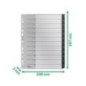Índice de Plástico Leitz Recycle 1209-00-00 A4+ PP 115µm 1 a 12 Índice de Plástico Leitz Recycle 1209-00-00 A4+ PP 115µm 1 a 12