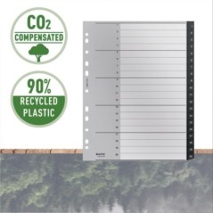 Índice de Plástico Leitz Recycle 1211-00-00 A4+ PP 115µm 1 a 20