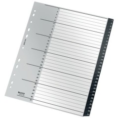 Índice de Plástico Leitz Recycle 1218-00-00 A4+ PP 115µm 1 a 31