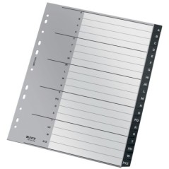 Índice de Plástico Leitz Recycle 1219-00-00 A4+ PP 115µm A-Z