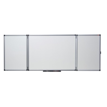 Quadro Magnético Tríptico Nobo 120x150cm 41138303 Esmaltado Branco