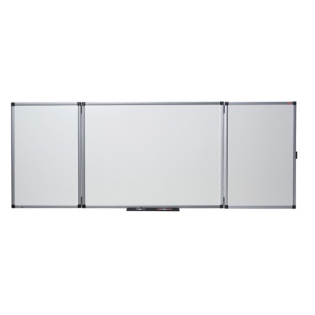 Quadro Magnético Tríptico Nobo  90x120cm 41138302 Esmaltado Branco