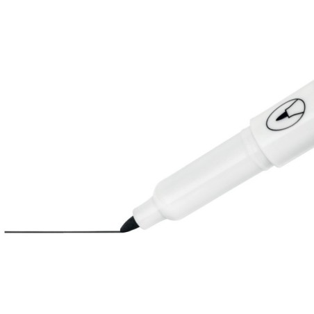 Marcador de Quadro Branco Nobo 1915392 Glide 1mm Cx.4 Preto