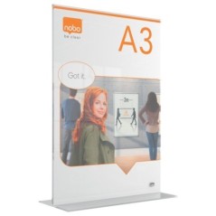 Expositor de Secretária Nobo Premium Plus 1915593 A3 (T) Transparente