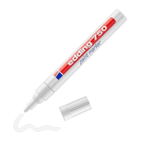 Marcador Permanente Edding 750-049 paint Branco