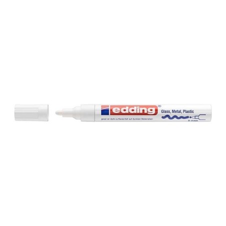 Marcador Permanente Edding 750-049 paint Branco