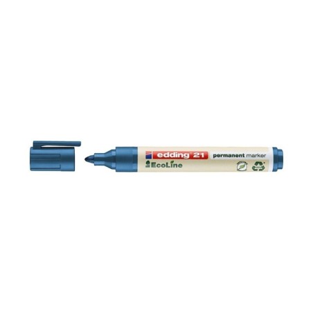 Marcador Permanente Edding 21-003 EcoLine Azul