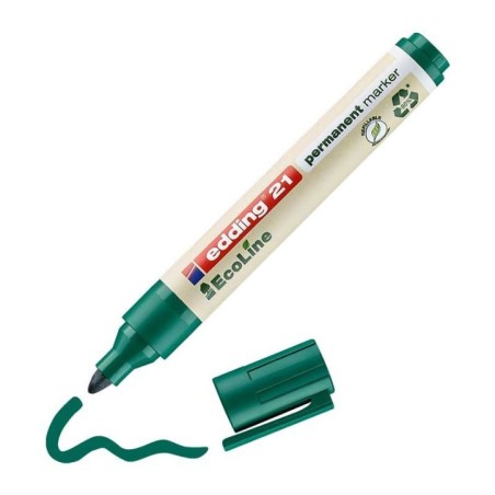 Marcador Permanente Edding 21-004 EcoLine Verde