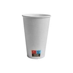 Copo Descartável de Papel 355ml (12oz) Branco Emb.50