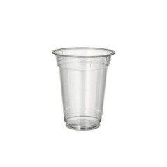 Copo Descartável de Plástico 300ml (PET) Transparente Emb.50