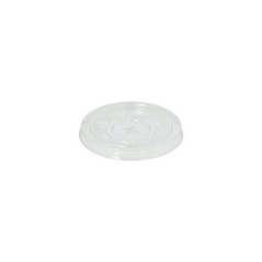 Tampa para Copo de Plástico (PET) Redonda 9,5cm c/Orifício Emb.50