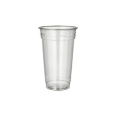 Copo Descartável de Plástico 500ml (PET) Transparente Emb.50