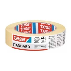 Fita Adesiva Tesa Masking Standard 05086 25mmx50m Crepado