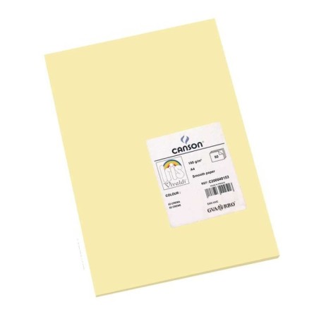 Cartolina Canson Iris Vivaldi 185g A4 (02) 200040153 Emb.50F Creme